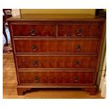 William and Mary Style Oystershell Veneered Bachel