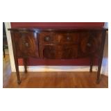 Federal Style Serpentine Inlaid Mahogany Sideboard