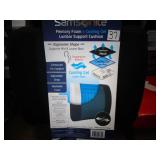 Samsonite Memory Foam Cooling Gel Lumbar Support