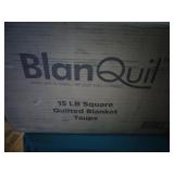 Blanquil 15 lb Square Quilted Weighted Blanket