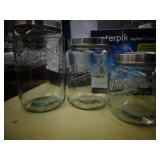3 Oversized Mason Jars - new
