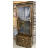 Harrison Oak 8 Place Gun Cabinet