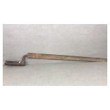 Early Large Bayonet, Blade 23"Rusted, needs