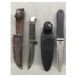 Shrade Walden & Sog Knives, 8" & 9"