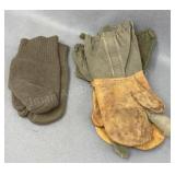 1951 US Issue Gloves w/ Inserts