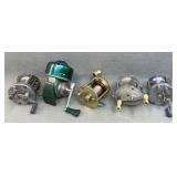 5 Heddon & Sport King Fishing Reels