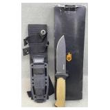 Gerber Fixed Blade Knife With Sheath & Box
