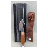 Ka-Bar Game Hook Knife With Sheath & Box