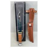 Ka-Bar Bowie Knife With Sheath & Box