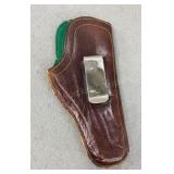 Leather Left Handed Pistol Holster 7"