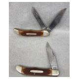 Schrade Old Timers, Pair of Knives w/ 4" blades