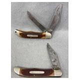 Schrade Old Timers, Pair of Knives w/ 4" blades