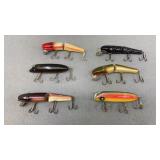 6 Vintage Fishing Lures