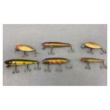 6 Vintage Fishing Lures