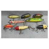 8 Vintage Fishing Lures