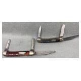 Old Case XX Pocket Knives, 3 Blades