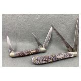Pair of Case XX Old Pocket Knives