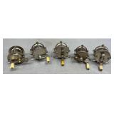 5 Vintage Fishing Reels