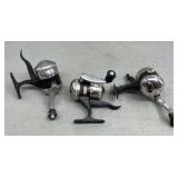 3 Zebco 11 Triggerspin Fishing Reels