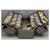 Hawthorne Metal Tackle Box Full Of Tackle