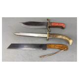Large Homemade Knifes, Camp Knife 10" blades