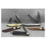 5 Knives, Craftsman, Camillus & More