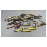 Big Lot Of Rough Pocket Knives