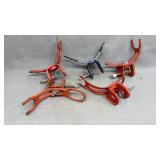5 Metal Fishing Rod Holders