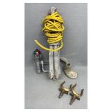 Boat Anchor, Oarlocks, Small Propeller