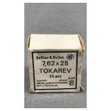 Sellier & Bellot 7,62x25, 25 Rds