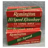 Remington Kleanbore 22 LR, 50 per box