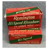 Remington Kleanbore 22 LR, 50 per box