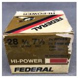 Federal 28 Ga, 7 1/2, Full Box