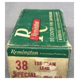 13 Remington 38 Sp Rds, 158 Gr