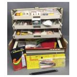 Box Full Of Old Archery Supplies