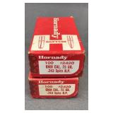 Hornady 6MM 75 Gr Bullets, 2x Money