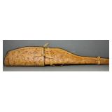 Leather Semi-Hard 2 Piece Gun Case