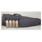AUG Gun Case and Four 30 Rds Magazines