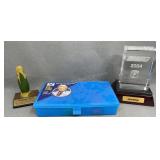 Roland Martin Lure Box & 2 Trophies