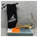 Gerber Stockman Stag Pocket Knife