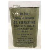 1952 Oil Lubricant 1 Quart, Full