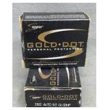 Speer Gold Dot 380 Auto, 20 per box