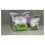 2 Ziploc Bags Of Paintballs