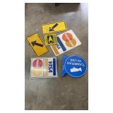 20in Visa Flang sign, and Camera Signs 20in Visa Flang sign, and Camera Signs