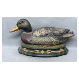 Iron Mallard Drake Door Stop, 15in Iron Mallard Drake Door Stop, 15in