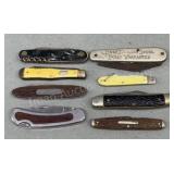 8 Old Pocket Knives, Kabar & More 8 Old Pocket Knives, Kabar & More