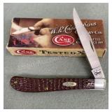Case XX Utility Brown Knife and Box Case XX Utility Brown Knife and Box