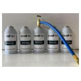 5 Cans Envirosafe R600a With Hose 5 Cans Envirosafe R600a With Hose