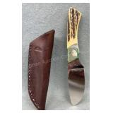 Rick Hill 118 D2 Fixed Blade Knife w/ Sheath Rick Hill 118 D2 Fixed Blade Knife w/ Sheath