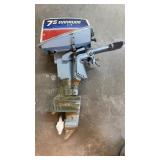 Evinrude 7.5 Boat Motor, No Title Evinrude 7.5 Boat Motor, No Title